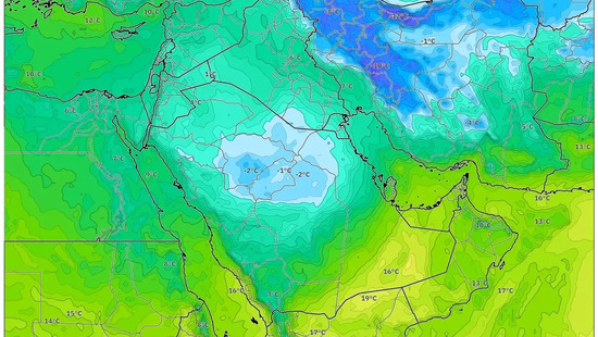 أمطار غزيرة ورياح بسرعة 50 كم/س – 18 ديسمبر 2025