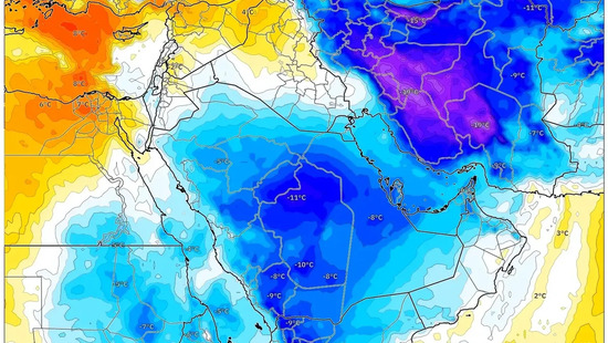 الشمال يتجمّد بينما الجنوب يشتعل حرارة! – توقعات طقس البرد القارس شمالًا والدفء جنوبًا ليوم 20 ديسمبر 2025