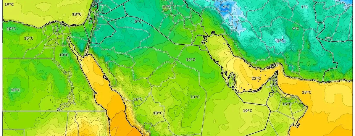 رياح ساحلية عاتية بسرعة 150 كم/س تهدد سواحل البحر الأحمر – طقس مشمس في أنحاء الشرق الأوسط يوم 27 ديسمبر 2025 – التوقعات