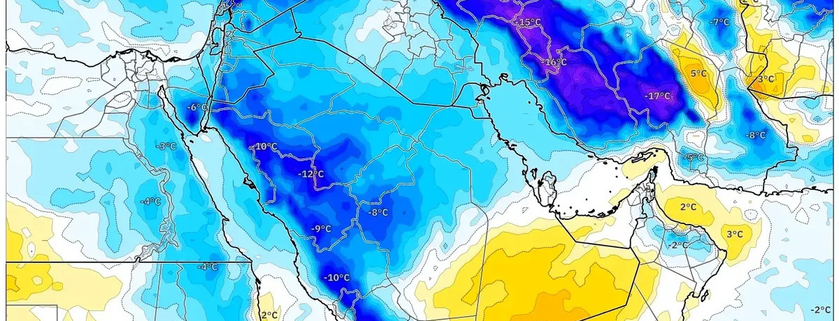 السعودية تستمتع بشمس جافة في 29 ديسمبر 2025 – أجواء معتدلة شمالًا وأدفأ جنوبًا دون أمطار في الأفق