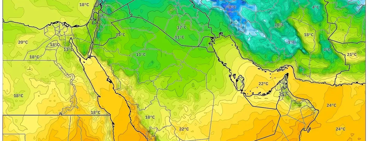 السعودية تتلألأ تحت شمس جافة في 30 ديسمبر 2025 – ارتفاع في الحرارة ونسمات خفيفة