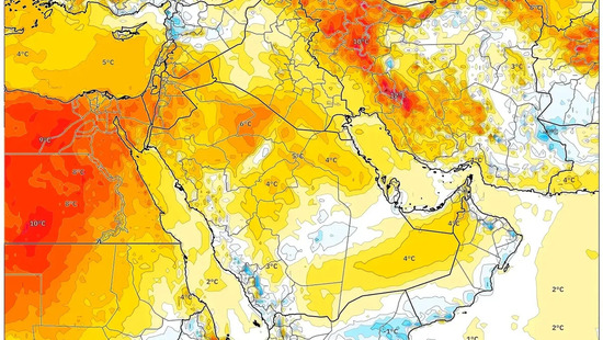 دفء جاف معتدل تحت سماء صافية إلى غائمة جزئياً — غداً الجمعة 6 فبراير 2026