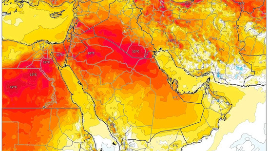 دفء غير موسمي يصل إلى 30–35°C تحت سماء صافية — الأسبوع القادم: 9–15 فبراير 2026
