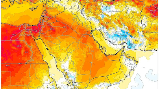 دفء أعلى من المعدل يستدعي الانتباه للترطيب؛ أجواء مشمسة ونسمات خفيفة في الانتظار — غدًا الأحد 08 فبراير 2026