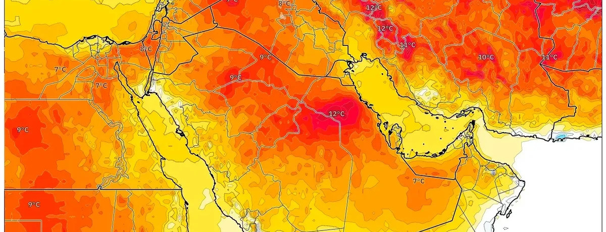 حرارة دافئة قد تربك الخطط الخارجية مع بلوغها 34°C؛ أجواء مشمسة وجافة ورياح خفيفة في الأيام المقبلة — توقعات عطلة نهاية الأسبوع: 13–15 فبراير 2026