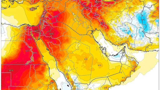 رياح نشطة قد تثير الغبار وتحد من مدى الرؤية السبت.. وسماء صافية تجلب أجواءً معتدلة إلى دافئة طوال الأسبوع — الأسبوع القادم: 16–22 فبراير 2026
