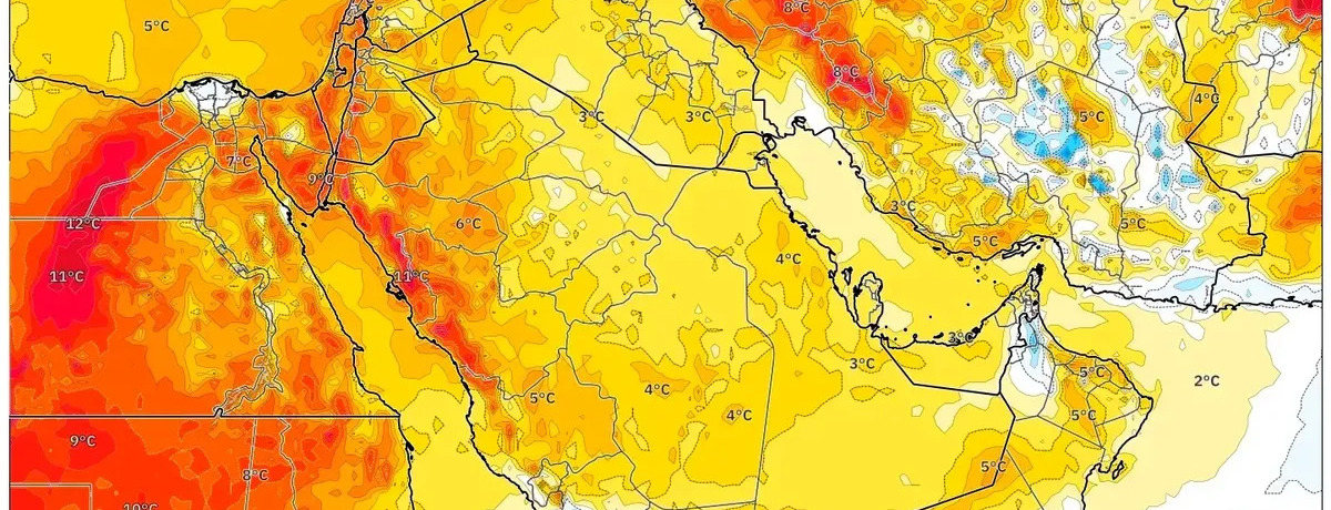 أجواء دافئة ومشمسة وجافة أعلى من المعدلات المعتادة — الأسبوع القادم: 16–22 فبراير 2026