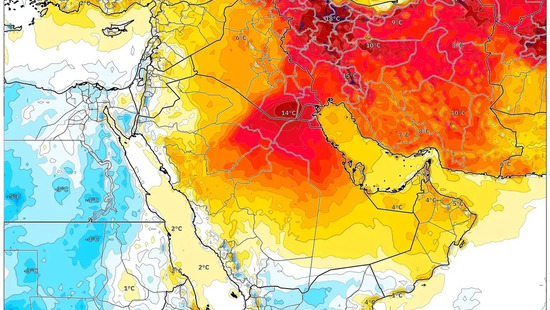 دفء يستدعي تنبيهات للترطيب مع سيطرة أجواء مشمسة وجافة — الأسبوع القادم: 1-23 فبراير 2026